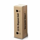Kombiwell Flaschenkartons Magnum 1er Wein 1,5L 110x110x513mm