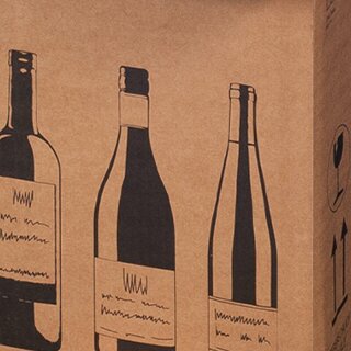 Flaschenkartons PREMIUM | 0,75 L für 18 Flaschen |  628 x 305 x 368 mm