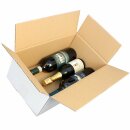 Einweg-Flaschenkartons liegend für 3 Flaschen 1,5L Magnum Wein 485x274x90mm